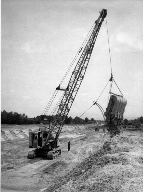 OBRAS DE DESAUGAMENTO DA LAGOA DE ANTELA 1958/1964 (46 fotos)
