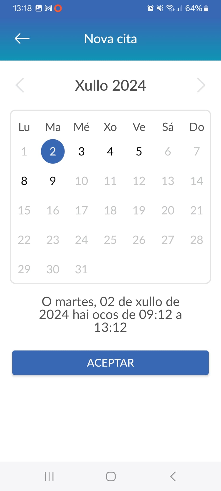 NOTICIAS XINZO | Sin cita médicas para todo lo que queda del mes de junio