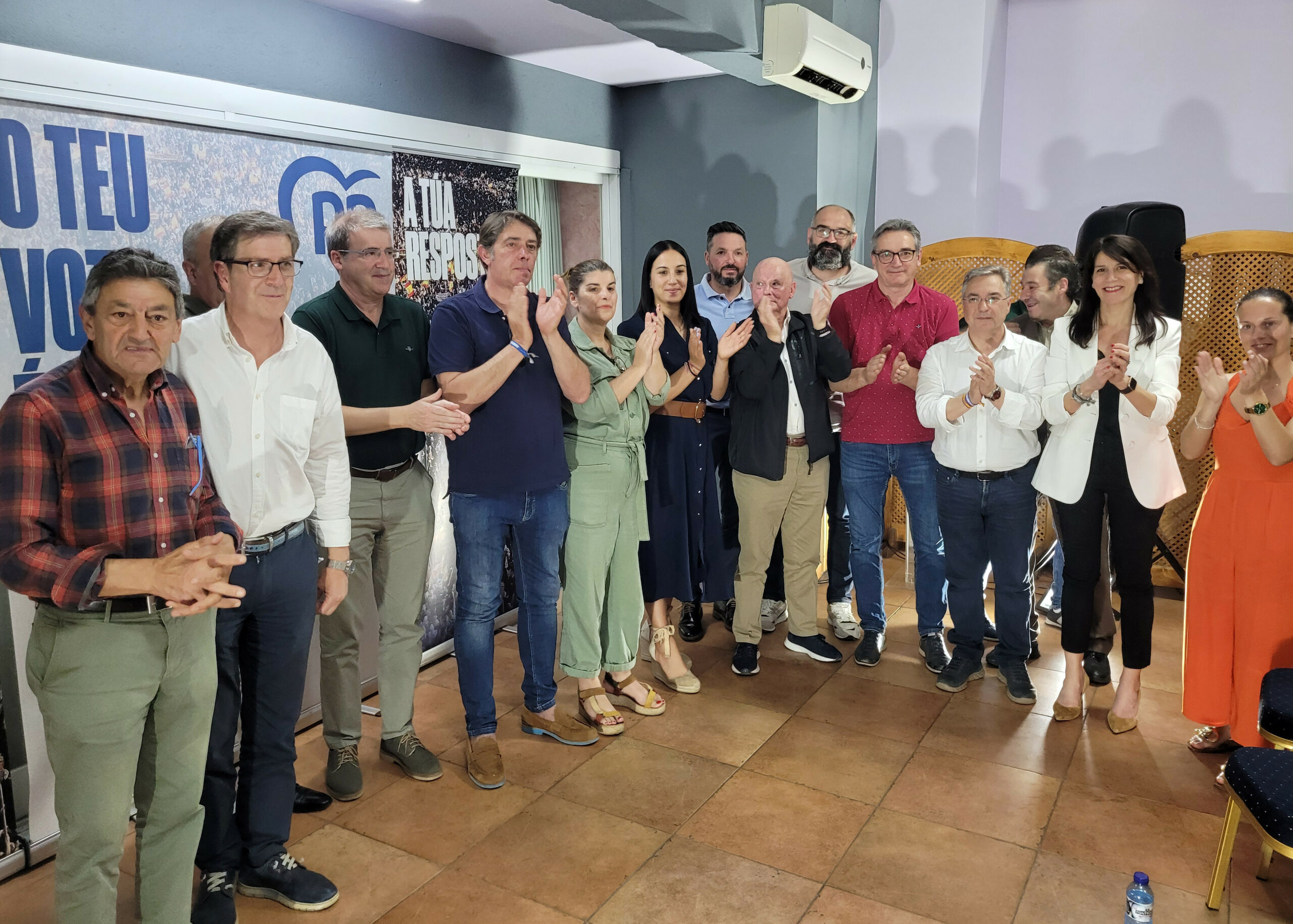 Nun mitin comarcal celebrado onte en Xinzo de Limia con motivo das Eleccións Europeas