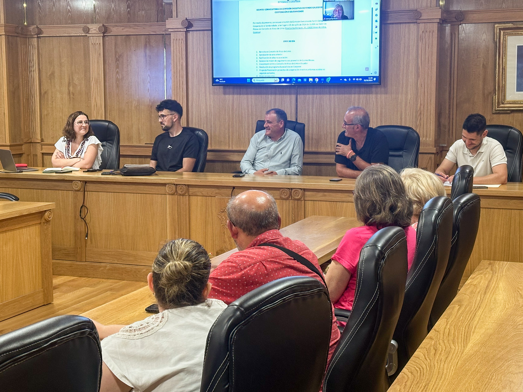 O Fondo Galego dálle a benvida ao Concello de Xinzo cunha xuntanza da Comisión Executiva