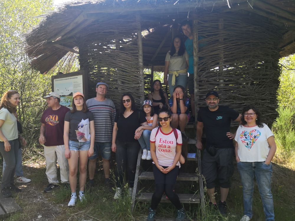 Visita guiada da Asociación «Porquemepeta» ao humidal das Areeiras de Sandiás – Concello de Sandiás
