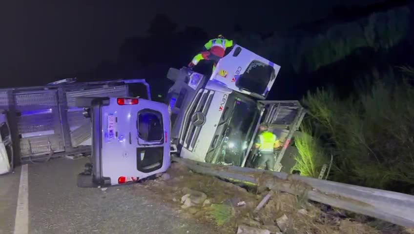 Cortada a autovía en dirección a Benavente no Km 173 en Cualedro