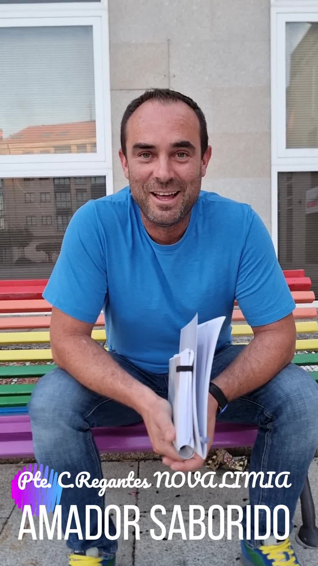 En 15 días esperamos que as máquinas estén nas leiras (Pte. comunidade regantes Nova Limia)