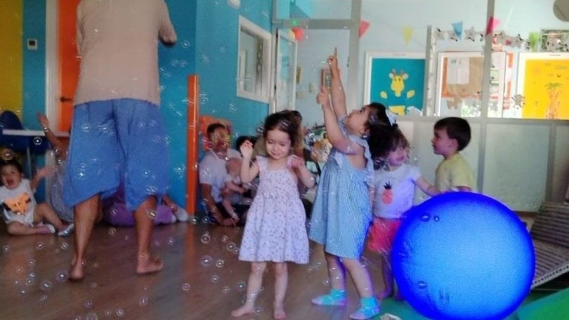 Unha obra teatral para bebés no Punto de Atención de Sandiás