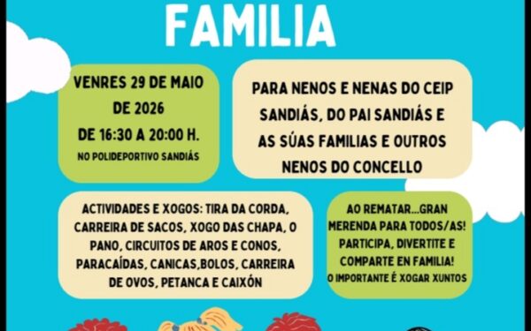 Chegan as I Olimpiadas Populares en Familia de Sandiás!