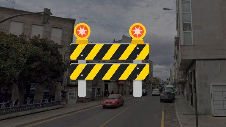 Cortes de tráfico en Xinzo de Limia polo asfaltado da N-525