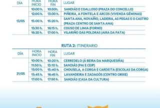 Feliz Día do Libro! Nova cita coa Furgoteca en Sandiás na ruta do Xoves 21 de Maio!!
