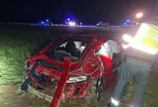 Accidente mortal en Sandiás: un morto e dous feridos