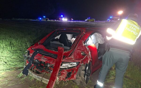 Accidente mortal en Sandiás: un morto e dous feridos