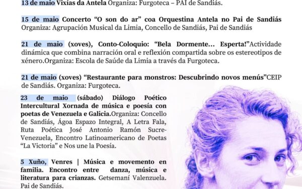 Sandiás conmemora o Día das Letras Galegas 2026 homenaxeando a Begoña Caamaño