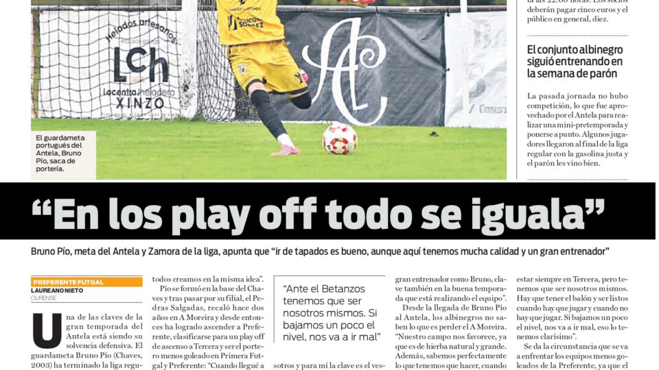 O Antela busca a vantaxe en casa nos play-off de ascenso á Terceira REF