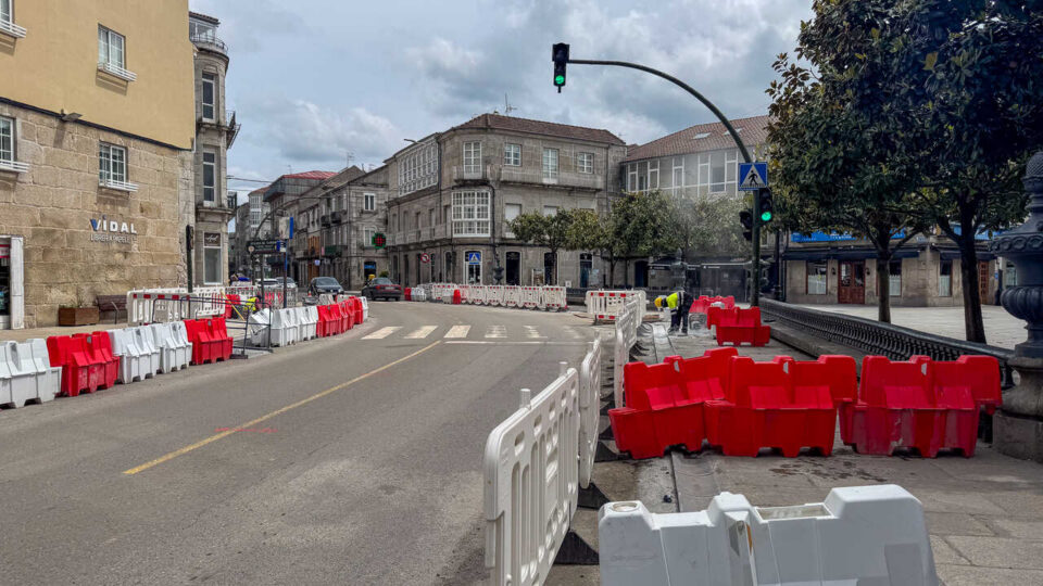 Reestruturación das obras de asfaltado na N-525 en Xinzo de Limia