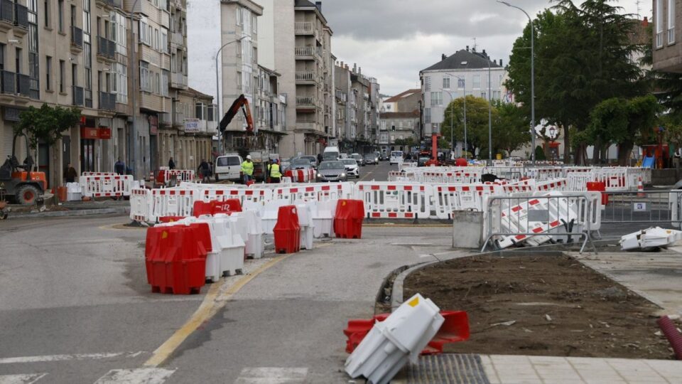Obras de asfaltado na N-525 en Xinzo: cortes de tráfico entre xoves e sábado