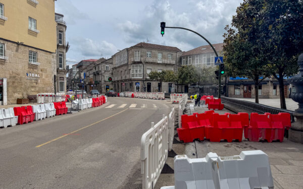 Reestruturación das obras de asfaltado na N-525 en Xinzo de Limia