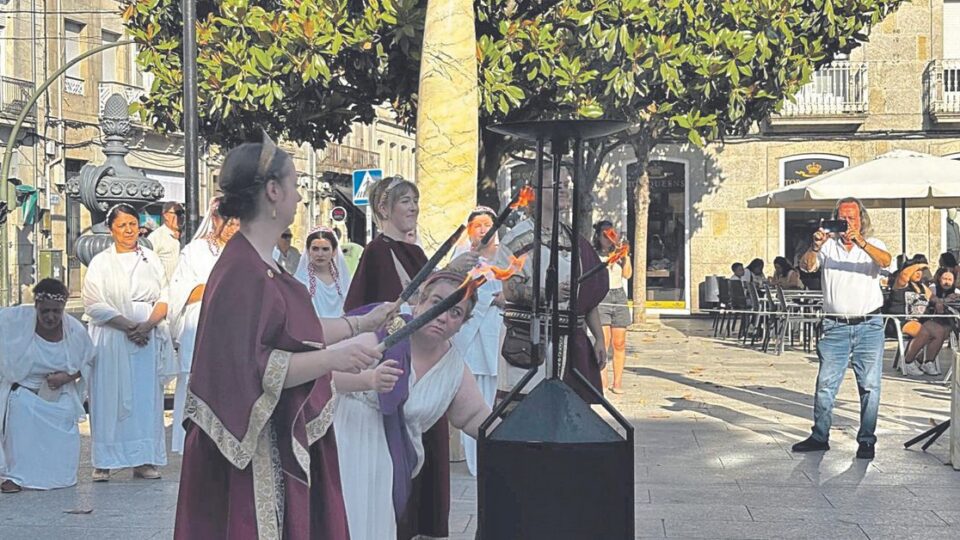Celebración das "Vestales" en Xinzo de Limia: un tributo ao legado romano