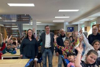 Animación á lectura na Biblioteca Pública Antelana para conmemorar as Letras Galegas