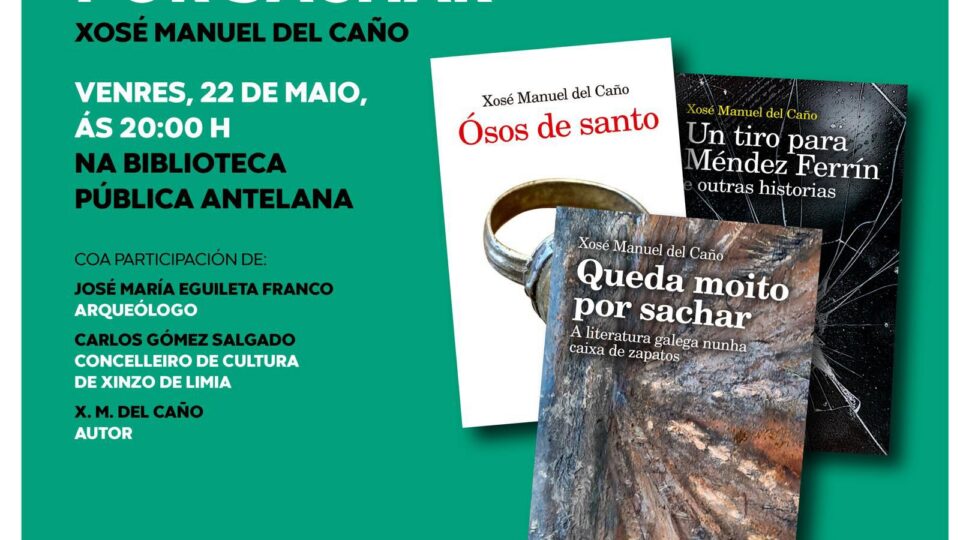Presentación do libro "Queda moito por sachar. A literatura galega nunha caixa de zapatos"