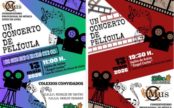 O Conservatorio organiza un concerto didáctico sobre bandas sonoras
