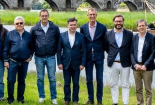Xinzo de Limia e Ponte de Lima únense no "Abrazo ao río Limia" para protexer o medio ambiente