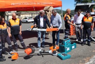 A Xunta destina axudas e material á Protección Civil en Ourense