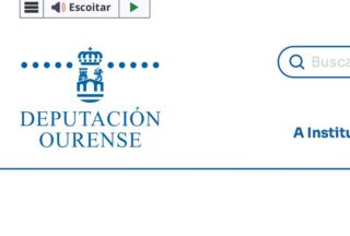 A Deputación de Ourense mellora a accesibilidade da súa web cun novo botón de lectura
