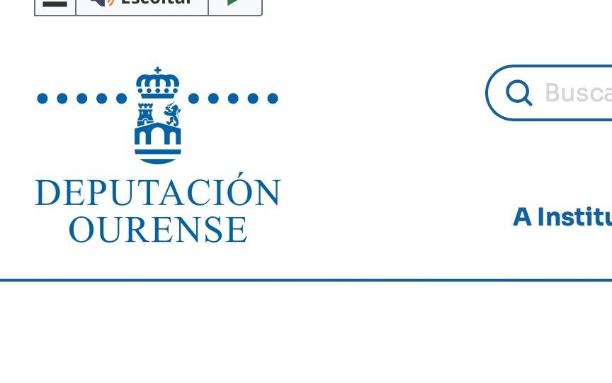 A Deputación de Ourense mellora a accesibilidade da súa web cun novo botón de lectura