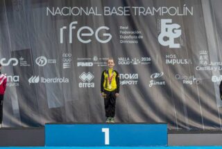 Aira García Teijeiro proclámase de quen de España en acrobacia en Granada