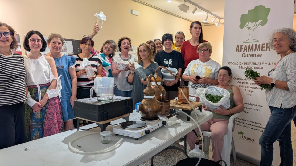 AFAMMER Ourense promove o emprendemento rural mediante a cosmética natural en Xinzo de Limia