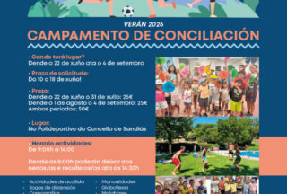 Campamento Concilia 2026 en Sandiás