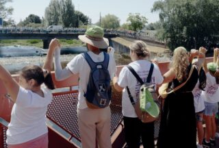 Cientos de niños de Ourense y Portugal celebran el río Limia