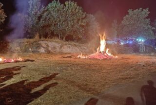 Polémica en Trasmiras polo uso de fogos nun momento de risco extremo de incendio