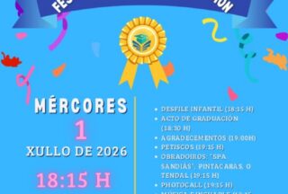 Festa Fin de Curso e Graduación en Sandiás