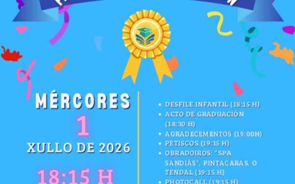Festa Fin de Curso e Graduación en Sandiás