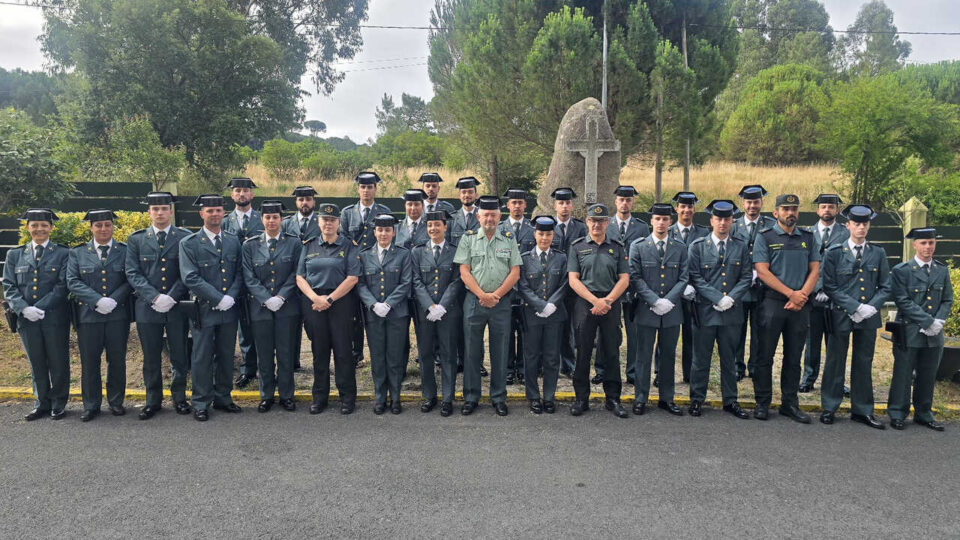 Vintetrés novos gardas civís en prácticas reforzan a seguridade na provincia de Ourense