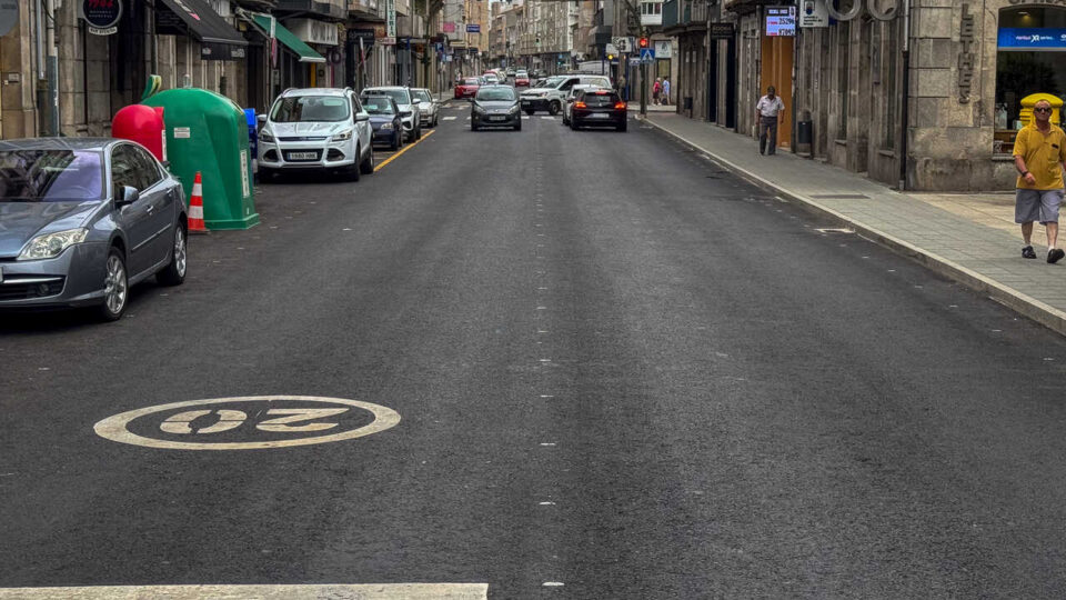 Suspensión do estacionamento en Xinzo de Limia por traballos de sinalización