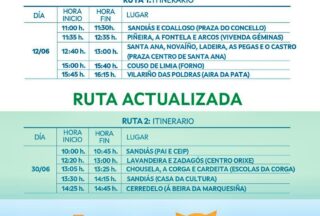 Novacita coa Furgoteca en Sandiás na ruta do martes 30 de Xuño!!