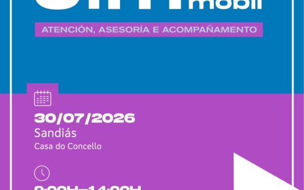 O CIM Móbil chegará a Sandiás o vindeiro 30 de xullo
