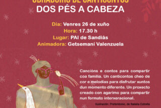 Obradoiro de Canticontos “Dos pés á cabeza”