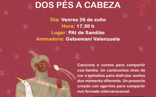 Obradoiro de Canticontos “Dos pés á cabeza”