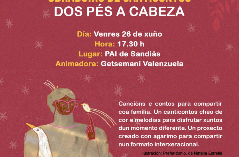 Obradoiro de Canticontos “Dos pés á cabeza”