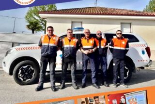 Protección Civil de Sandiás colabora co Plan Director da Garda Civil de Ourense