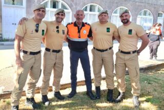 Baños de Molgas acolleu un gran encontro de Protección Civil para reforzar a cooperación en Galicia