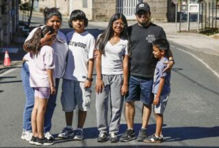 Familias ucranianas atopan refuxio e tranquilidade na aldea de Codosedo