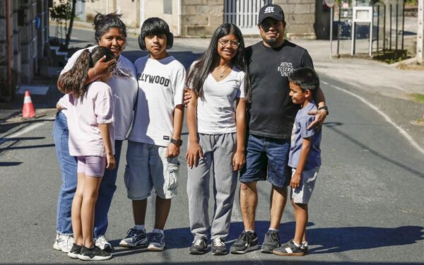 Familias ucranianas atopan refuxio e tranquilidade na aldea de Codosedo