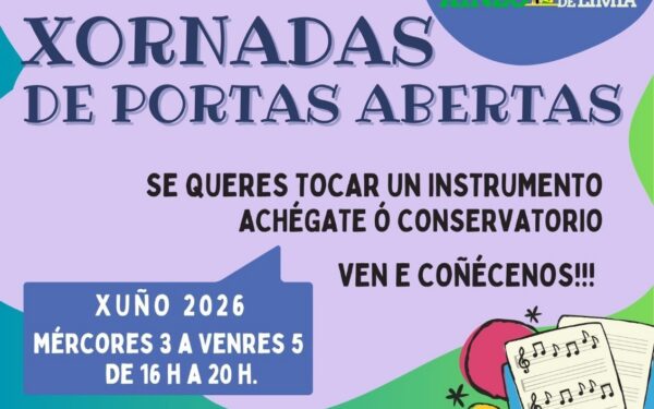 Xornadas de Portas Abertas e Matriculación para o Novo Curso de Música