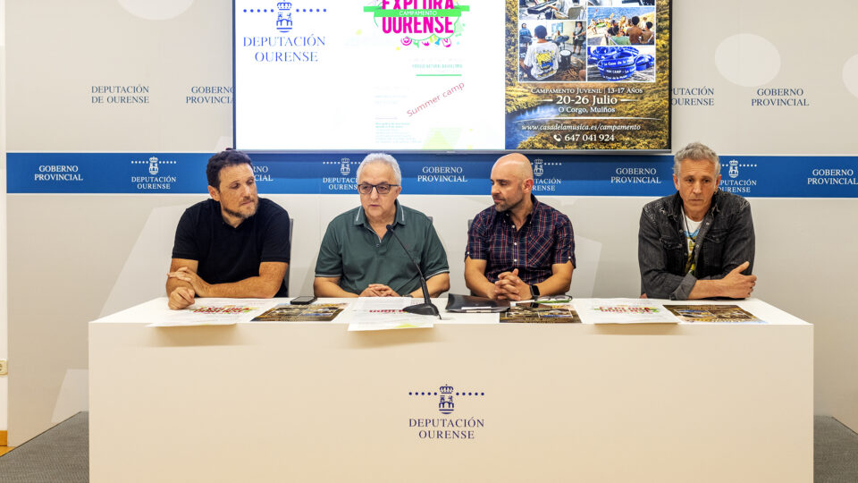 Lanzamento dos campamentos de verán "Ourense Explora" e "Music Camp"