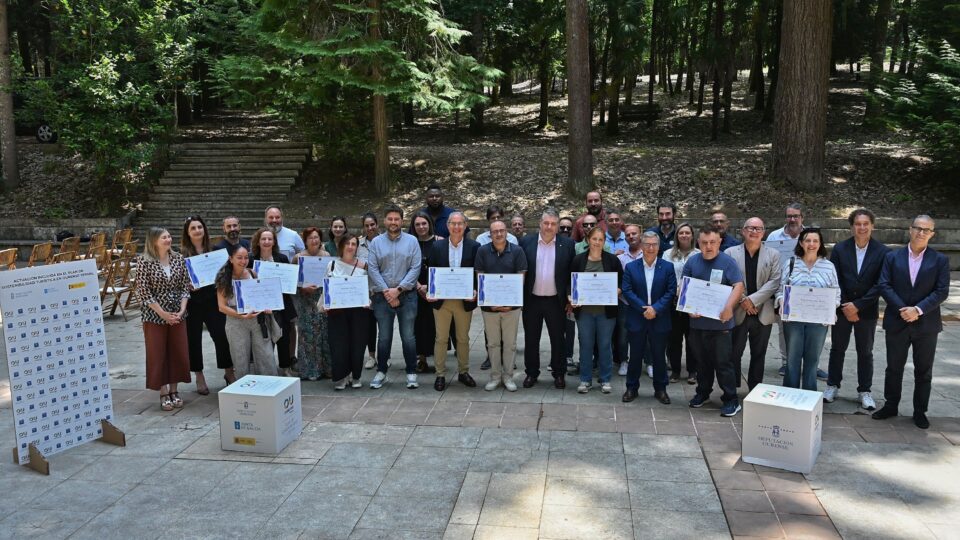 A Deputación de Ourense entrega 25 distintivos de calidade SICTED no marco de "Ourense Termal"