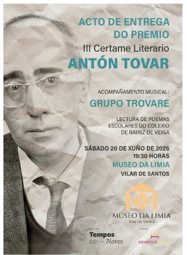 María Carmen Gómez García gana o III Certame Literario Antón Tovar