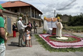 Laroá celebra as súas festas patronais na honra de San Pedro e o Corpus Christi