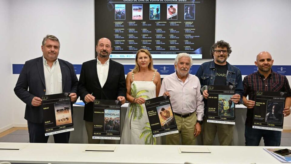O cine de verán chegará a 30 concellos da provincia de Ourense